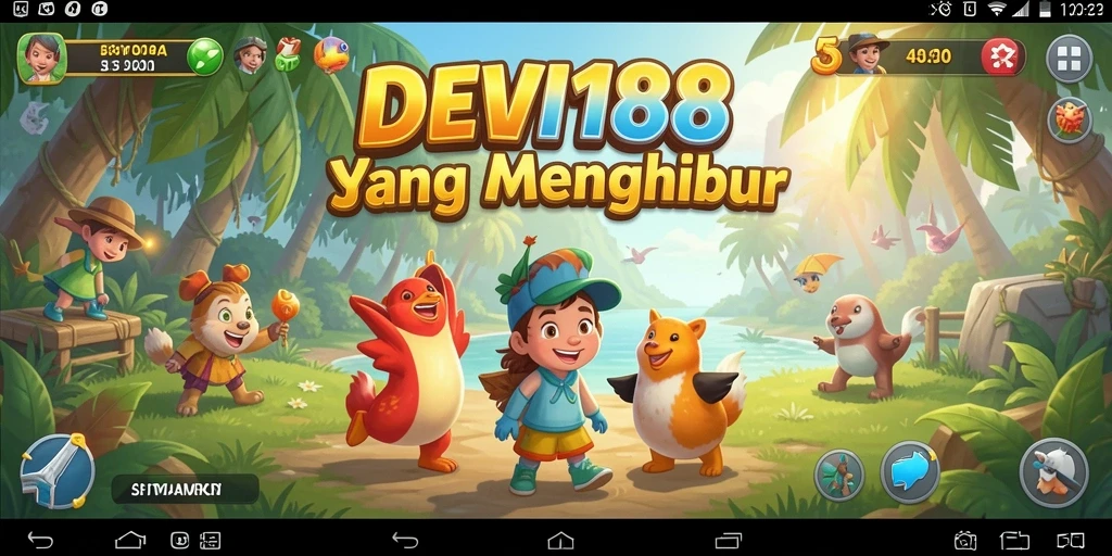 Tangkapan layar permainan DEWI188 menampilkan gameplay yang seru dan santai.