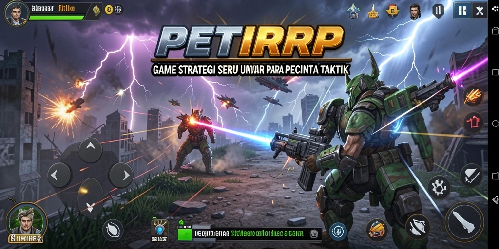 Gameplay seru dalam PETIRRP yang menuntut strategi matang.